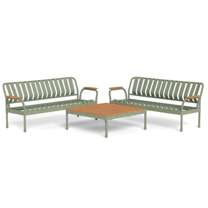 Koala Torakina Outdoor 6-Seater Lounge Set In Soft Moss