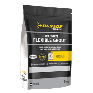 Dunlop 5kg Ultra White Flexible Coloured Grout