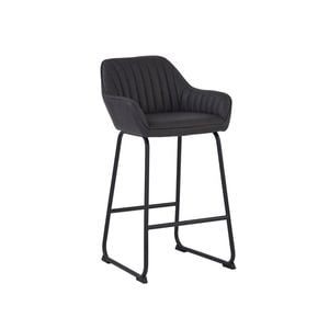 Modern Furniture EKON 50x93cm Counter Stool - Brown & Black