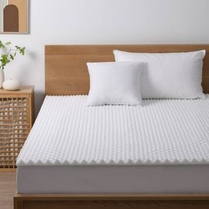 Dreamaker Egg Crate Convoluted Foam Underlay - Super King Bed
