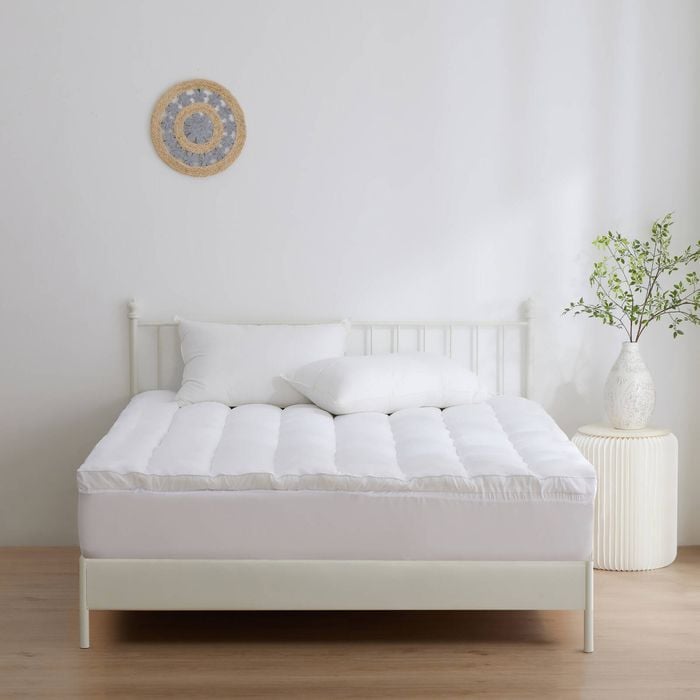 Sleepcare 1200gsm Microfibre Mattress Topper - King Single Bed