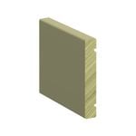 Porta 190x30mm 2.7m Fascia Square H3 Primed FJ Pine