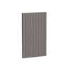 Kaboodle 450mm Smoked Grey V-Groove Cabinet Door