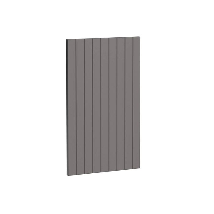 Kaboodle 450mm Smoked Grey V-Groove Cabinet Door