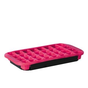Avanti 32 Cup Silicone Ice Cube Tray With Carry Tray - Pink