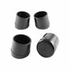 Surface Gard 22mm Black Angled Plastic External Chair Tip - 4 Pack