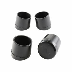 Surface Gard 22mm Black Angled Plastic External Chair Tip - 4 Pack