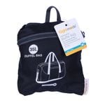 Flightmode Foldable 35L 420d Polyester Fabric Duffel Bag - Black