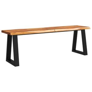 vidaXL Bench Living Room Entryway Bench Seat with Live Edge