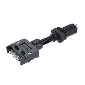 Narva 7 Pin Flat Socket On Car To 7 Pin Small Round Plug On Trailer
