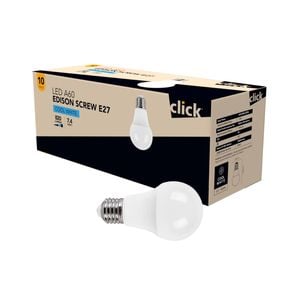 Click A60 ES LED 810lm Cool White 7.4W Globe - 10 Pack