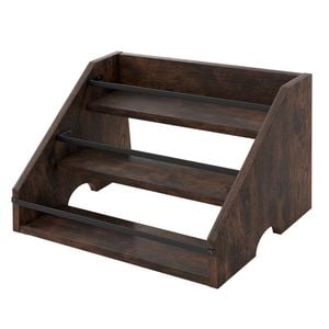 Toque Wooden Countertop Wine Rack Bottle Display Shelf Storage