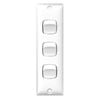 HPM Architrave 3 Gang Switch