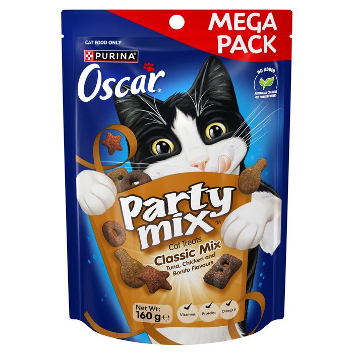 Oscar 160g Party Mix Classic Cat Treats