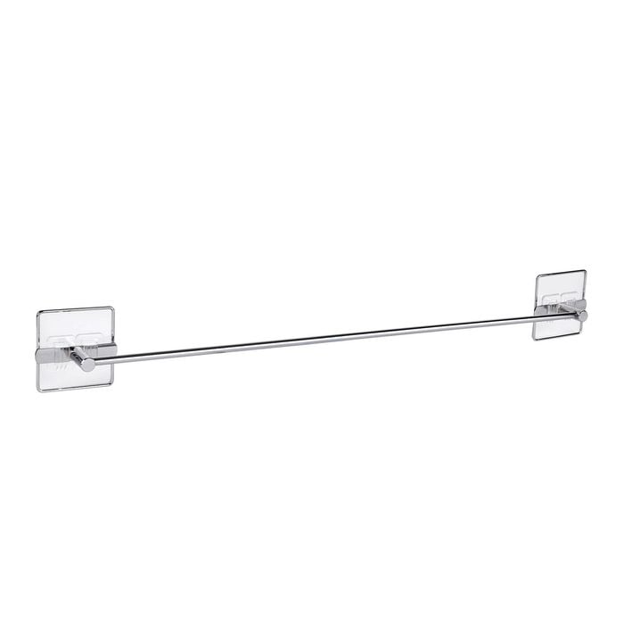 Naleon 65cm Chrome Adhesive Works Wire Towel Rail