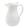 Olympia Insulated Swirl Jug White 2ltr Thermal Beverage Server Beverage Service Beverage Equipment