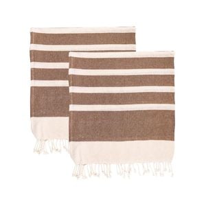 Nicola Spring Turkish Cotton Towel Set - Mocha - Pack Of 2