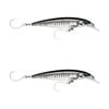 2x Rapala 12cm Saltwater X Rap Long Cast Sink Minnow Fish Lure -Chrome Mackerel