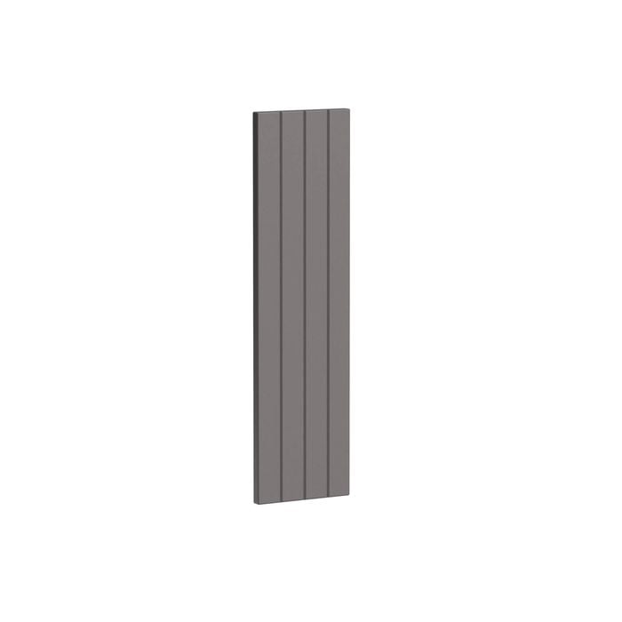 Kaboodle 200mm Smoked Grey V-Groove Cabinet Door