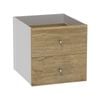 Flexi Storage Clever Cube 335 x 376 x 335mm Oak 2 Drawer Insert
