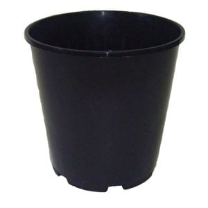 IP Plastics 4.7L (20cm) Round Pot Black