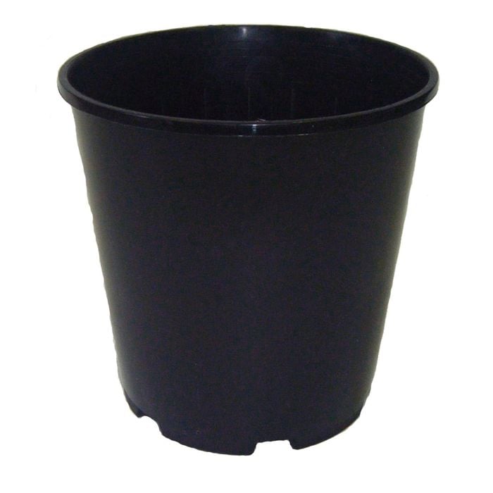 IP Plastics 4.7L (20cm) Round Pot Black