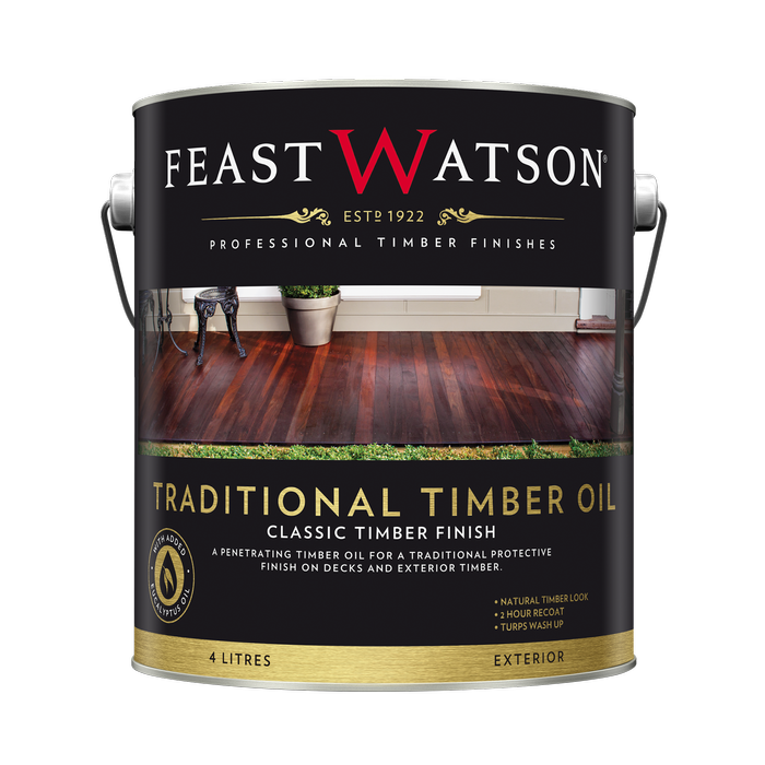 Feast Watson 4L Merbau Traditional Timber Oil 
