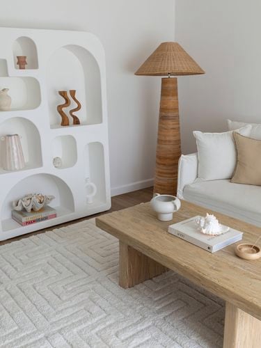 Loopsie - Gallery - 3. Ravina rug with timber coffee table