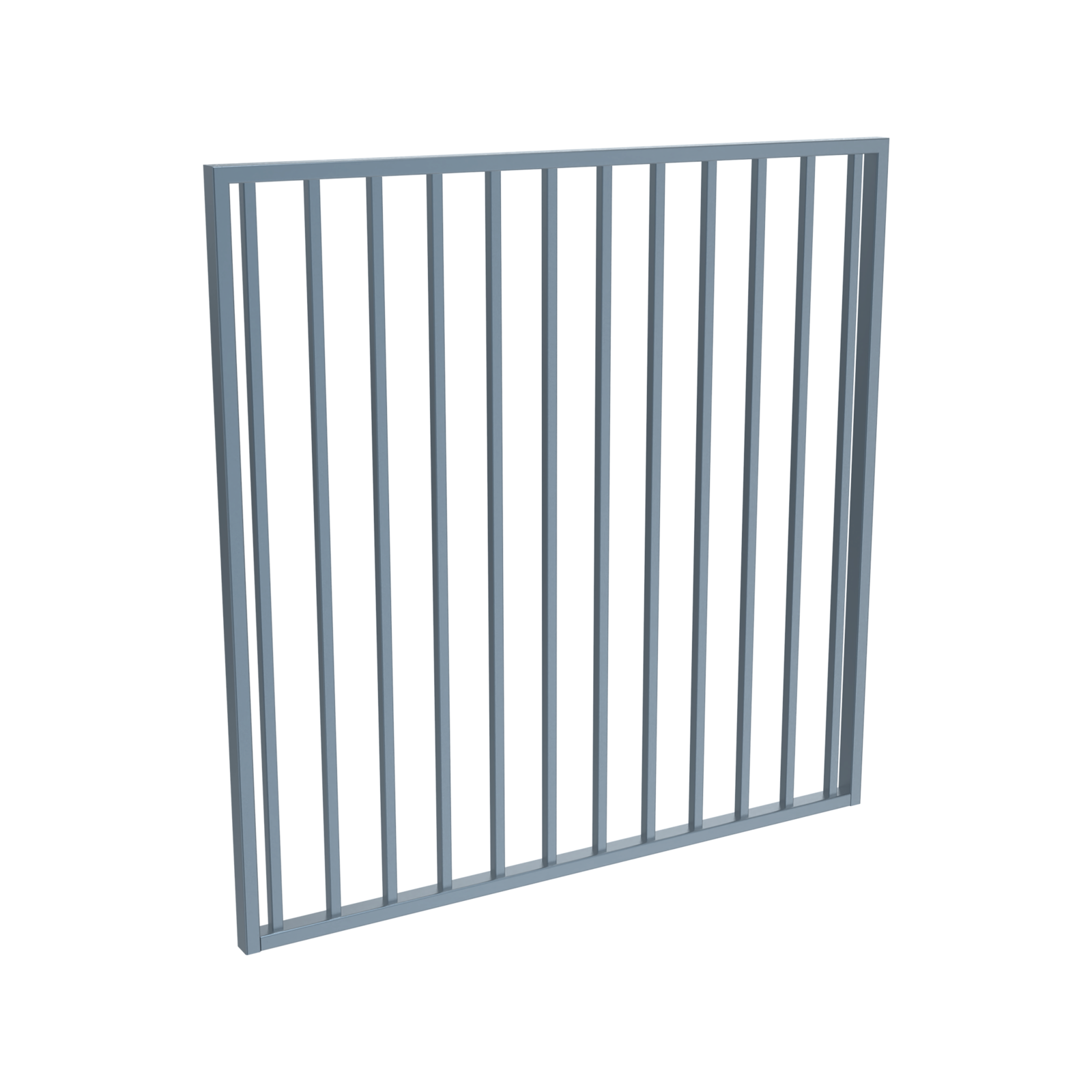 ProtectorAl 0800 - 1200 x 1200 mm Deep Ocean Aluminium Pool Gate Flat Top with Square Pickets
