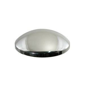 Torco 10-1/8" ID Chrome Steel Baby Moon Hub Caps, Set of 4