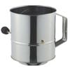 Avanti 5-Cup Stainless Steel Flour Sifter w/ Crank Handle Baking Utensil Silver