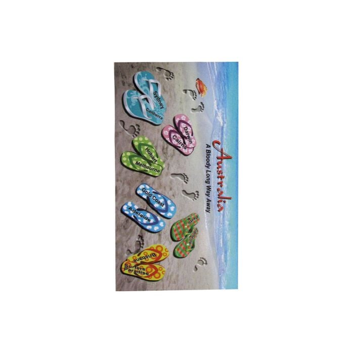 Flip Flops Cotton Beach Towel 75 x 150 cm