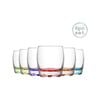 LAV LAV Adora Liqueur Shot Glasses - 80ml - Multicoloured - Pack of 6
