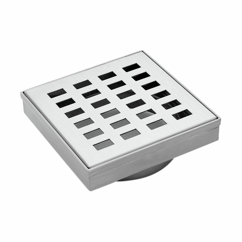 Rococo 100mm Stainless Steel Square Floor Grate