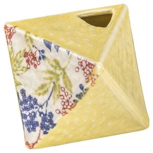Omotenashi Yellow Triangle Vase
