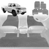 6D Diamond Car Floor Mats for Toyota Hilux Single Cab 2015-Current-Outback GT