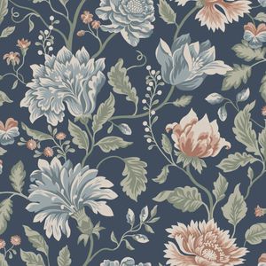 Wallpaper Trader Annabelle Wallpaper Roll 10.05m X 53cm, Blue