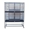 Flyline XL Double-Double Breeding Bird Cage for Canary Parakeet Cockatiel Lovebird Finch