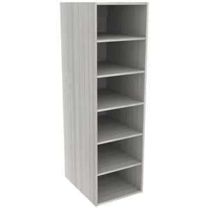 Lugna 1536 x 450 x 580mm Mist Ready to Assemble Robe Insert 5 Shelf Unit