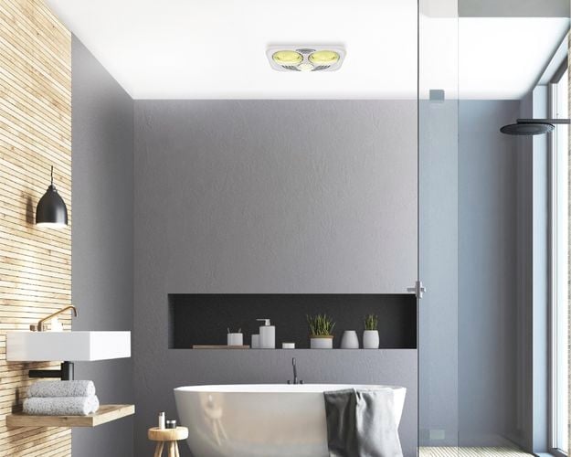 Tastic Mirage installed in a modern bathroom.