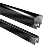 PEAK Aluminium Balustrade 1800mm Black Hand And Base Rail