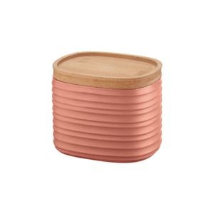 Guzzini Earth Tierra Food Storage Container Jar w/ Lid 500ml Small Terracotta