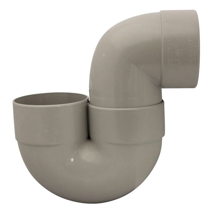 Holman 100mm F-F PVC DWV Adjustable Trap Disconnector