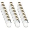 36PK Glass & Co Courtney Push Cork Lid Round Storage Bottle Jar 290ml Clear