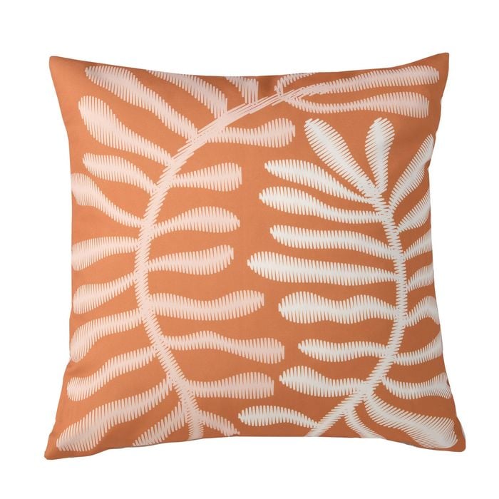 Vibes Fennel Printed Cushion 50 x 50cm - Terracotta