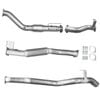 Ignite Exhausts Turbo Back For Toyota Landcruiser 76 Series Wagon 3" Cat & Hotdog Raw Aluminised Steel