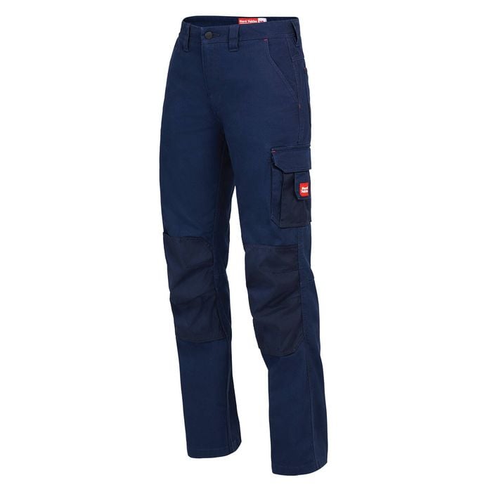 Hard Yakka Women's Navy Legends Cotton Cargo Pant - Size 10