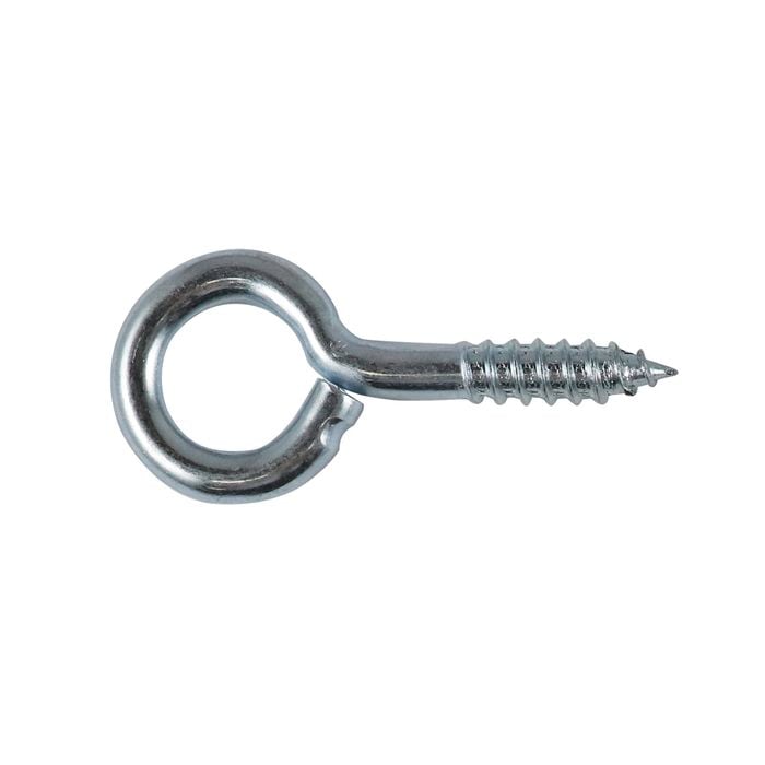 Everhang 20mm Black Screw Eye Hook 72439 - 10 Pack