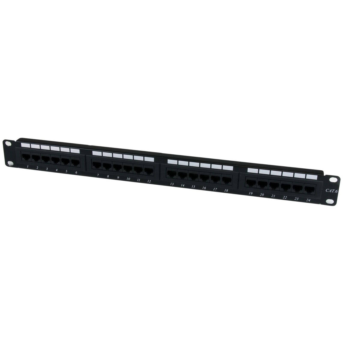 Startech.com 24 Port 1u Rackmount Cat 6 110 Patch Panel - 24 X Rj-45 ...