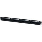 StarTech.com 24 Port 1U Rackmount Cat 6 110 Patch Panel - 24 x RJ-45 - 24 x RJ-11 - 1U High - 19" Wide - Rack-mountable
